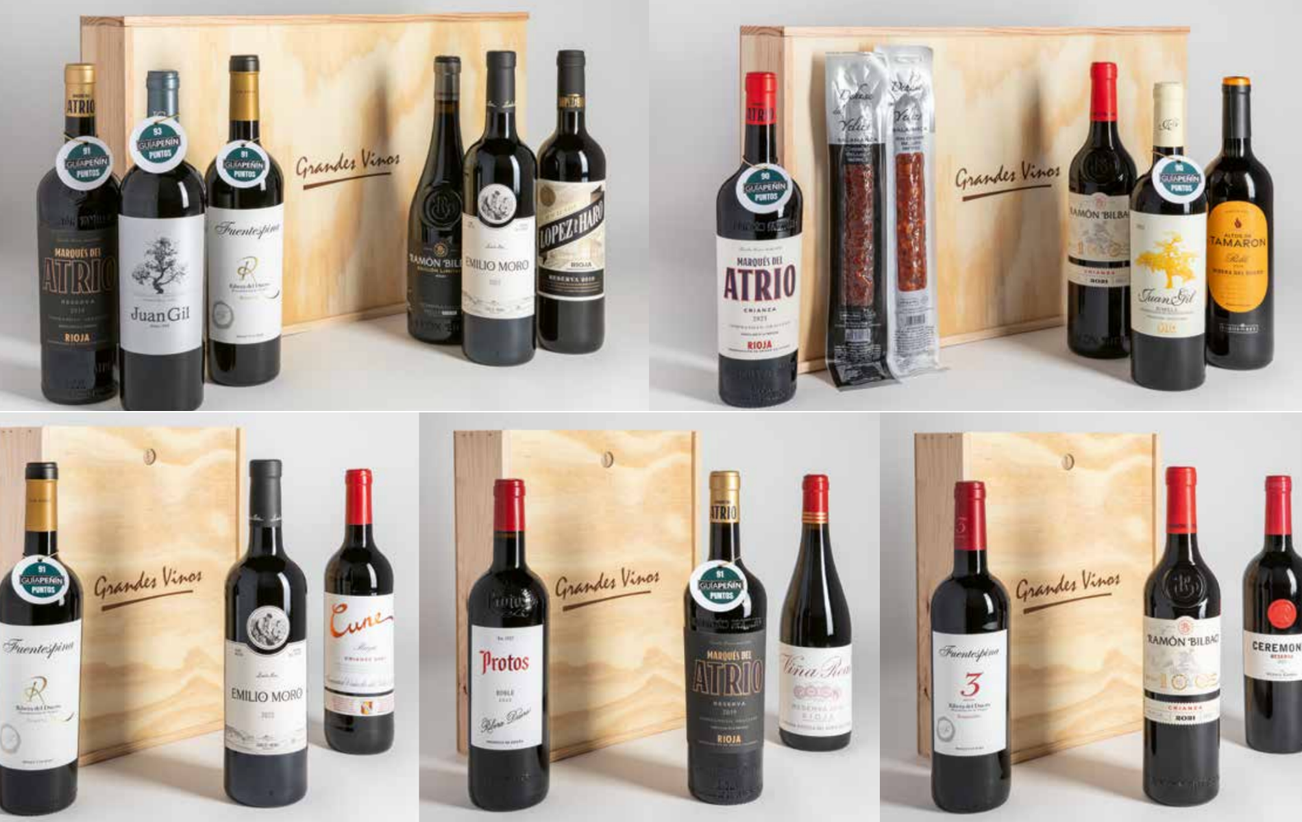 botellas de vino de alta calidad