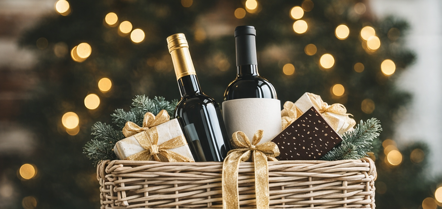 certa navideña frente al arbol